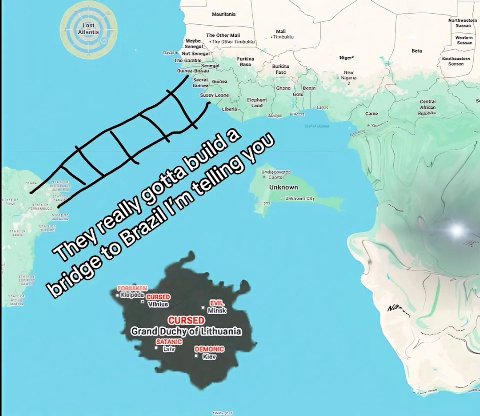Lost Atlantis The Other Mati Weatern Maybe. Oth Senegal Bots Not The Мег Senegal Baro Guinea-Bissau Разо New 13 Guines Guines Bonin Leone Goto Elephant Central Lond Came Unknown Unknown Cry CURSED NIC