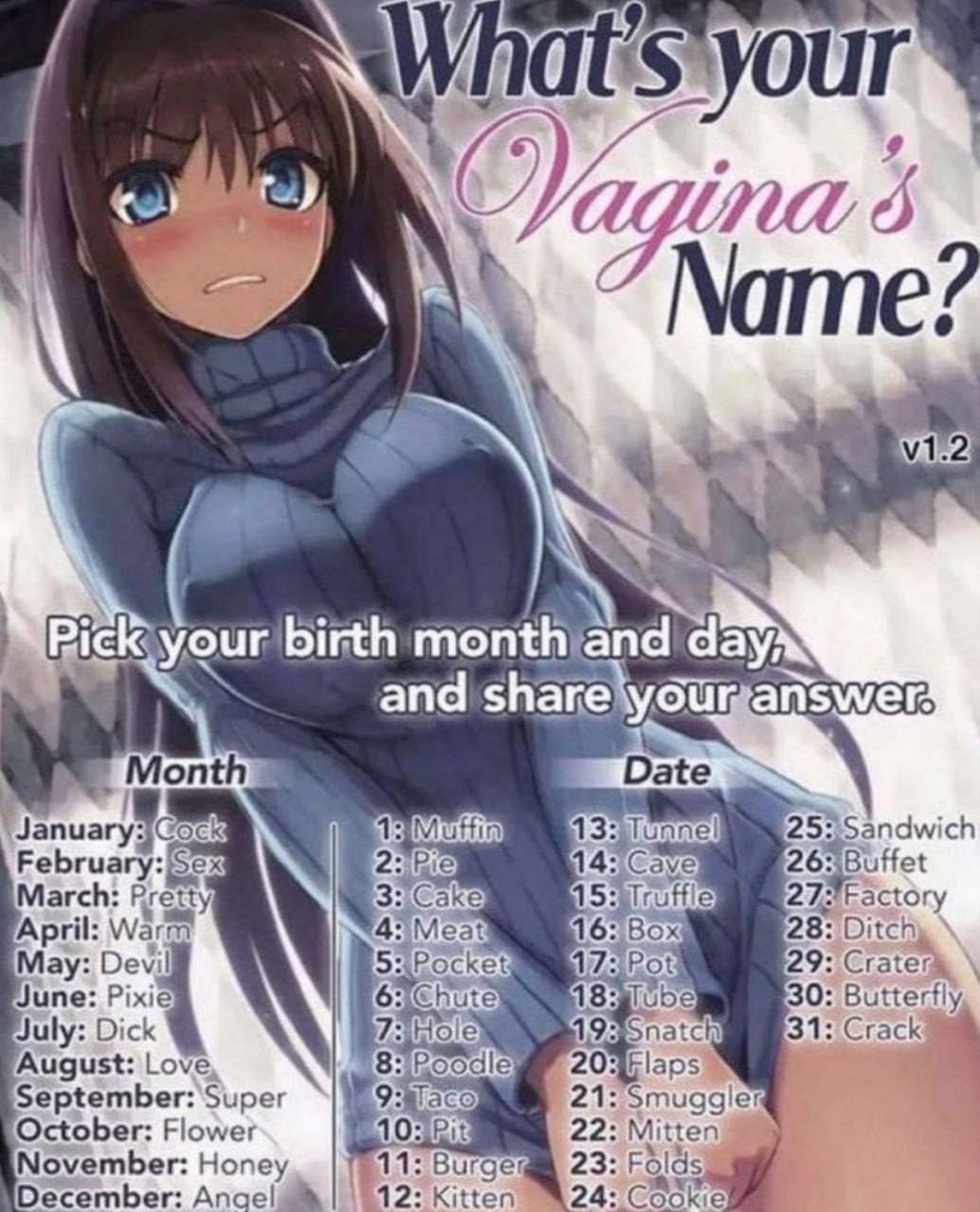 ‘yOu “Мате birth and sha Month Date January:}Gock Сауе 26 РеБгиагу: 3: Саке 27, March: Pretty, 28: Ditch Factory April: Warm 4: 16: Box May: Devil ocket 29: June: Pixie hute 18 be 30: Butterfly, July: