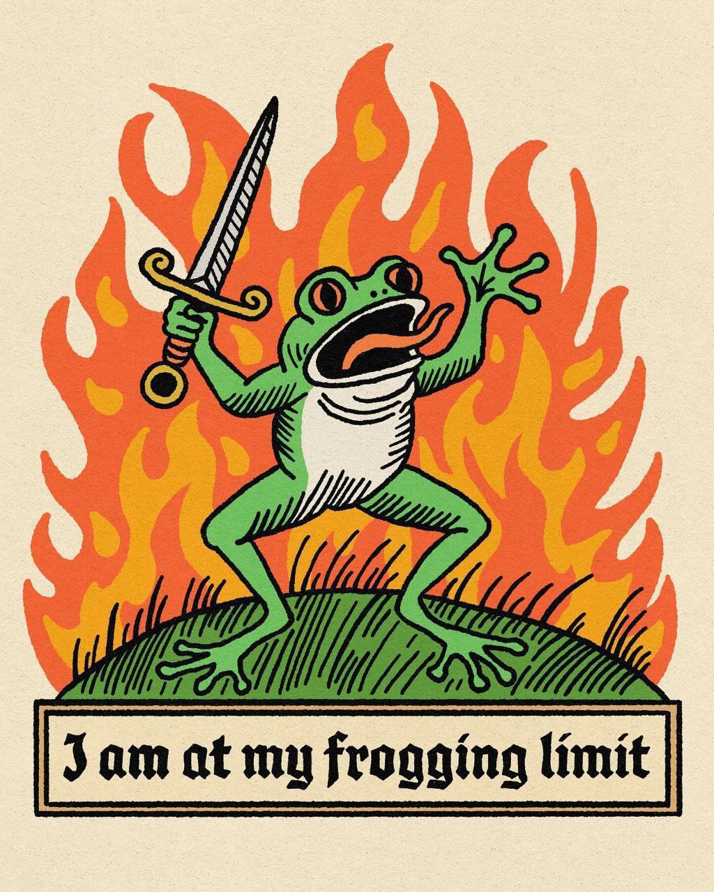 at my frogging limit