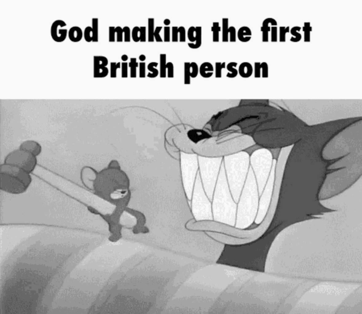 God making the first British person A