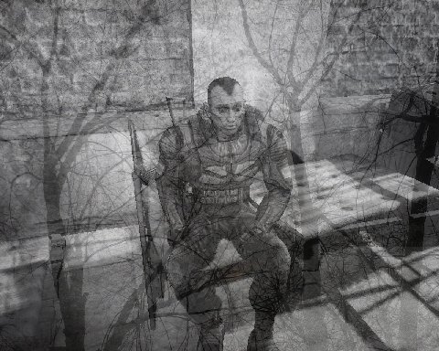 Stalker 2 releases. 
You start with a bow and arrow. Linear tutorial to the game world by guidebook. «See this mutant ahead? Use your weapon to kill him stealthily, stalker *HINT: STEALTH KILLS*. Gooo