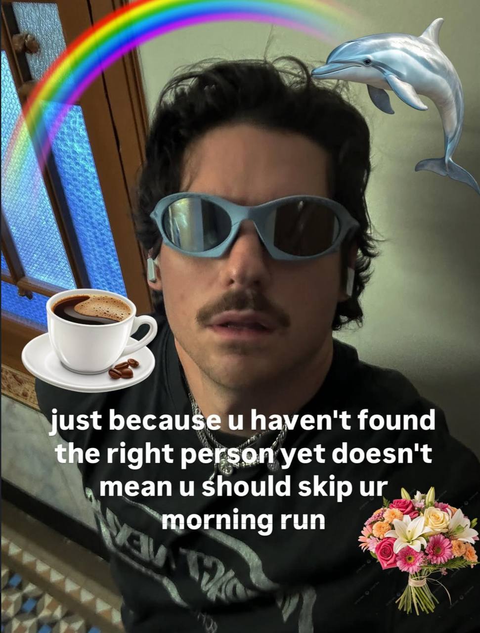 just because haven't found the right person yet doesn't теап и should morning run