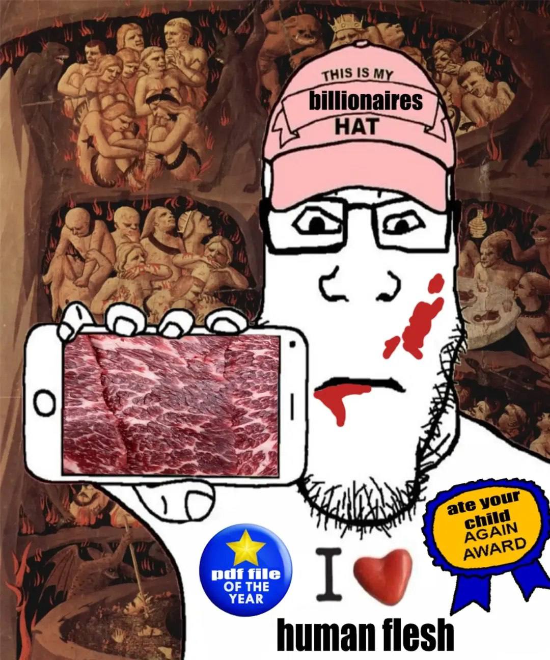 human flesh