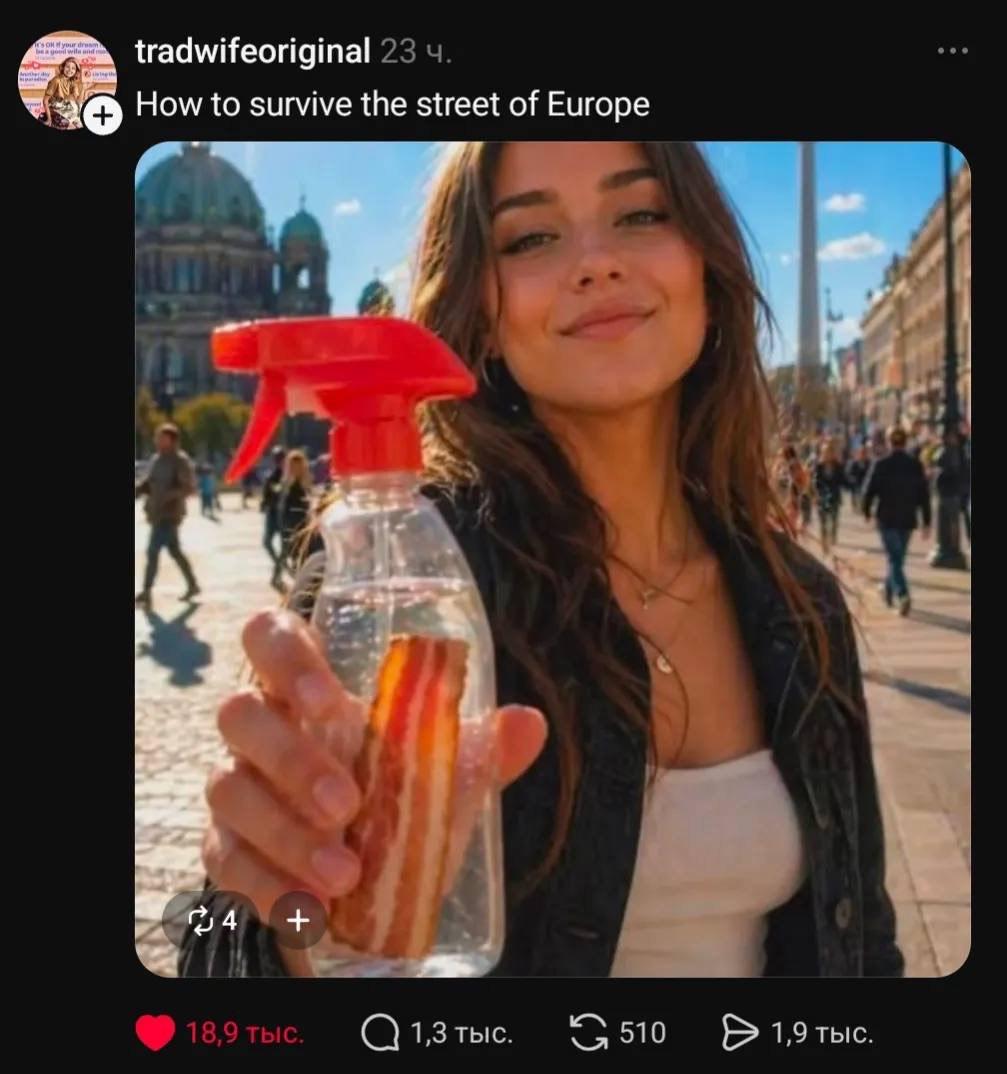 tradwifeoriginal 23 How to survive the street of Europe 1,3 тыс. 1,9 тыс.