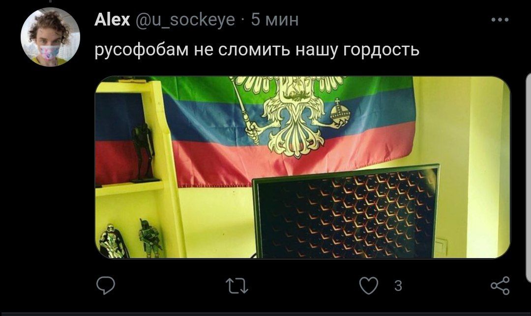 Alex @u_sockeye 5 мин русофобам не сломить нашу гордость 3