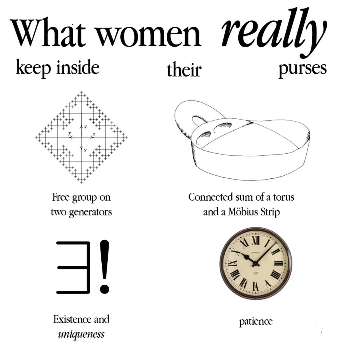 keep inside their purses Free group on Connected sum of a torus two generators and a Mobius Strip Existence and patience uniqueness