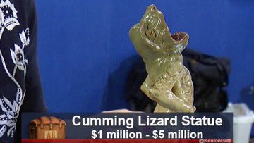 Cumming Lizard Statue $1 million $5 million