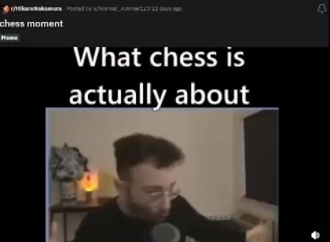 ~ What people think chess is about actually about @ "Ликагомакатюга_ Posted by \/Norrmsl_Ammeri25 22 days во pay chess moment