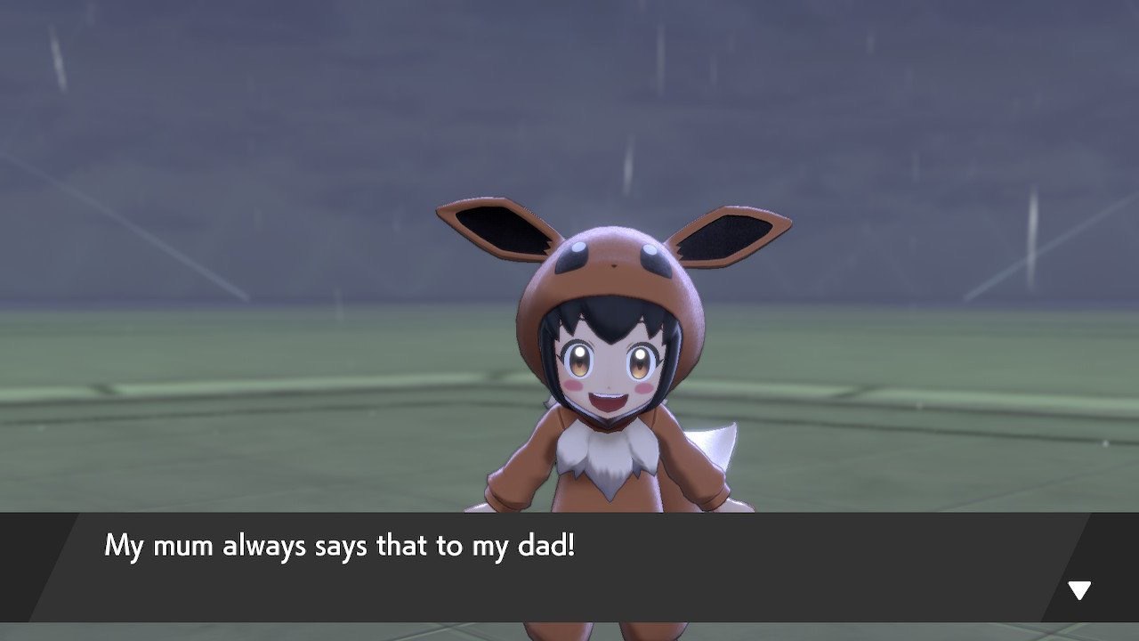 My mum always says that to my dad!