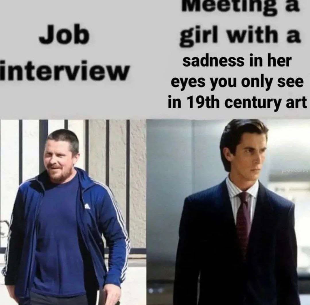 а Job girl witha sadness her interview eyes you only see in century art