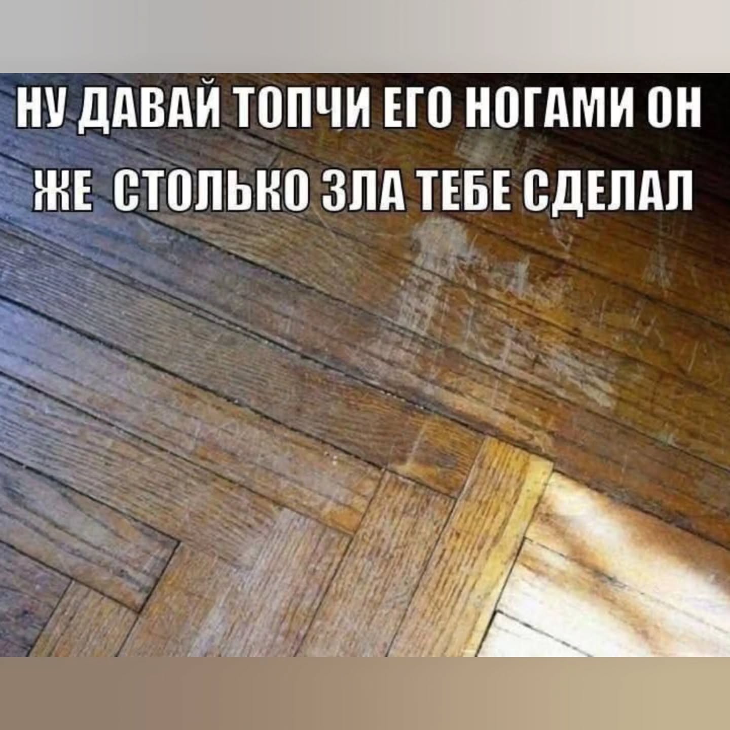 НУ ДАВАИ ТОПЧИ ЕГО НОГАМИ ОН ThE СТОЛЬКО ЗЛА ТЕБЕ СДЕЛАЛ