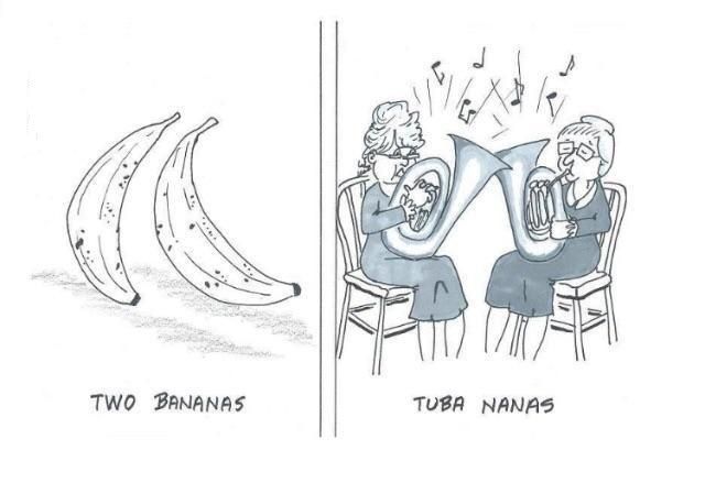 ASOD TWO BANANAS TUBA NANAS