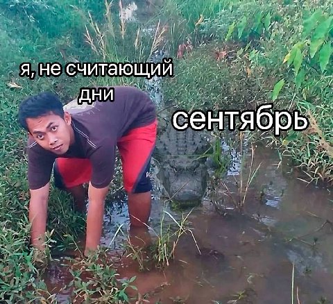 He считающий дни сентяб и