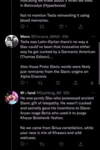 because reptilians told them how to й View Tweet activity Replying to @Cocaine_88NS and Nazionist lies again Slavs invented quantum tunneling as method of space transportation, all is written in Slavo