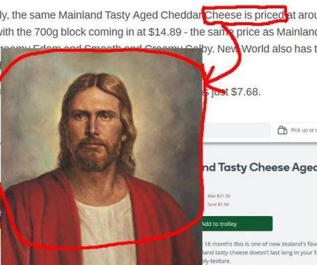 у. the same Mainland Tasty Aged Chedda at aro ith the block coming in at $14.89 the sam price as Mainlant NevaWorld also has 1 4 $7.68. 1, Tasty Cheese Адес‹ 18 months this one of new zealand’s Кук la