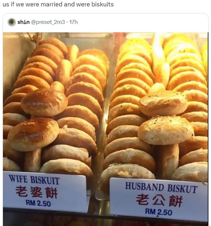 if we were married and were biskuits shin