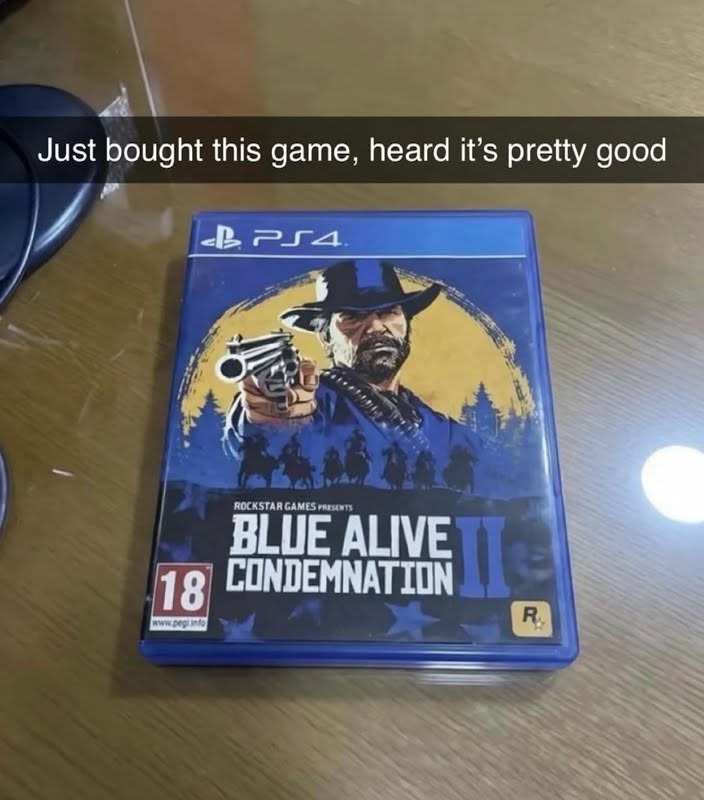 Just bought this game, heard it’s pretty good 9 BLUE ALIVE 18 CONDEMNATION
