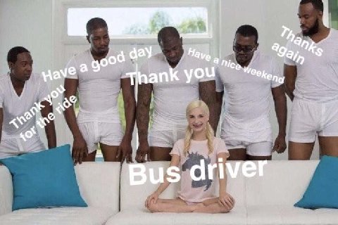 8 Thank you о driver