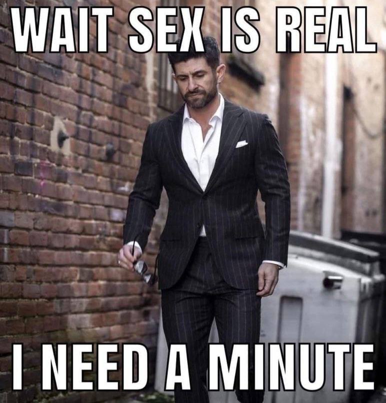 WAIT SEX 7 у у NEED А MINUTE
