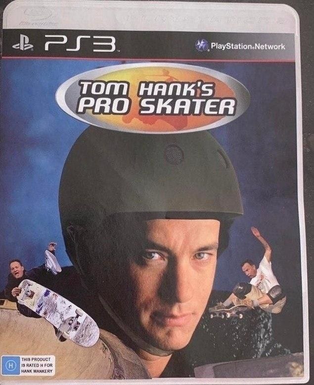 PlayStation.Network HANK" 5 PRO SKATER 4 THIS PRODUCT RATED FOR HANK