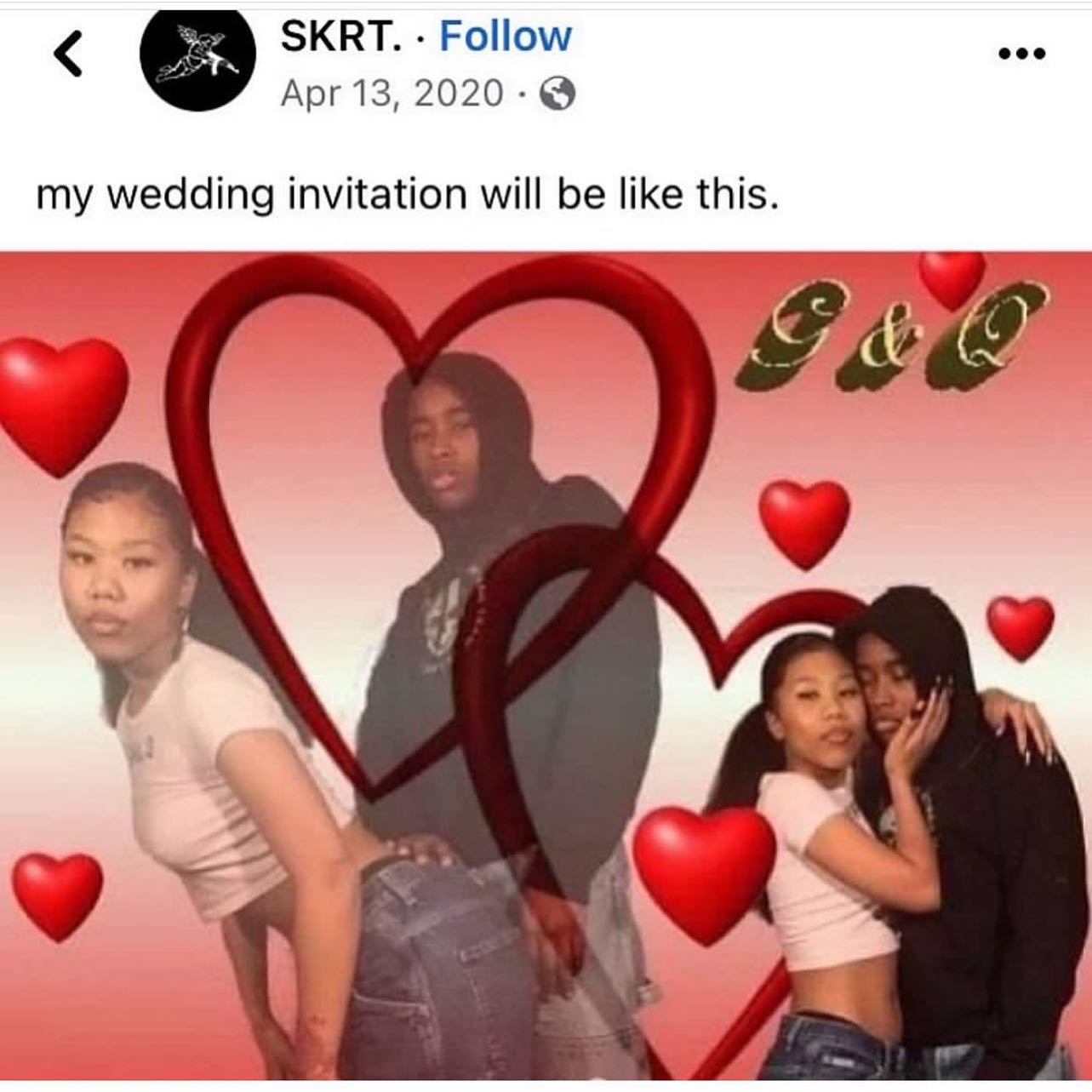 SKRT. Follow Apr 13, 2020 my wedding invitation will be like this.