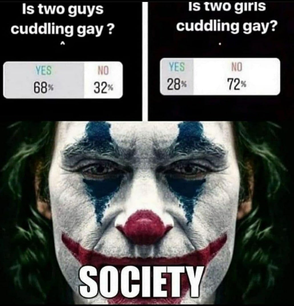 Is two guys Is two cuddling gay cuddling gay? YES NO YES 28%