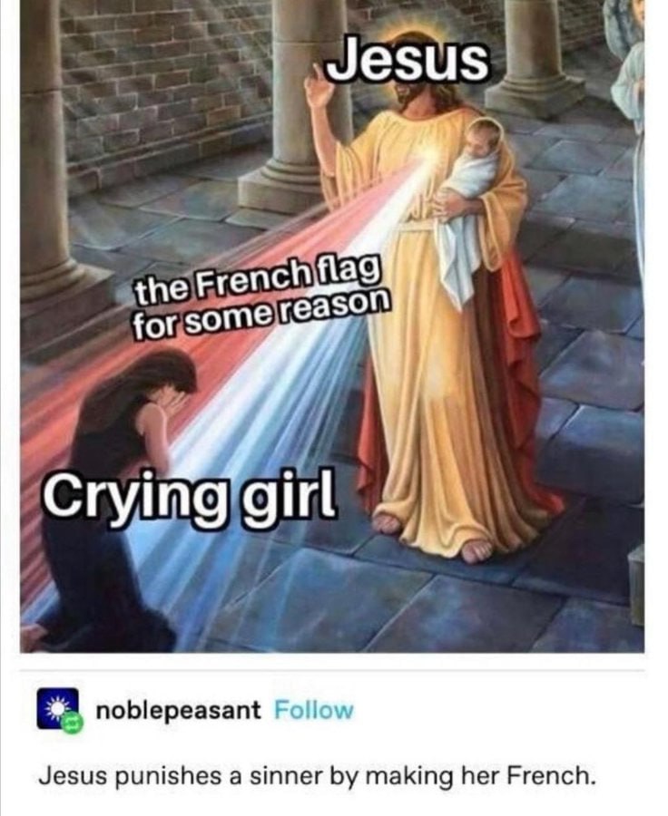 1 eason noblepeasant Follow Jesus punishes a sinner making her French