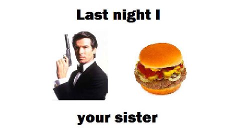 Last night I your sister