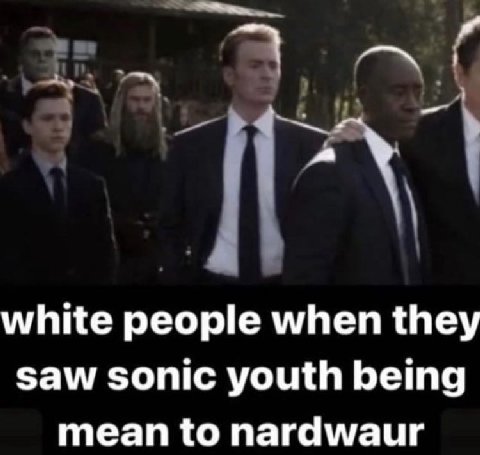 white people when they saw sonic youth being mean to nardwaur