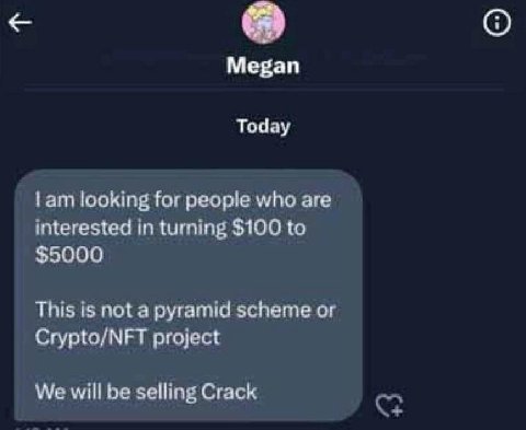Мерап Today lam looking for people who are interested in turning to $5000 This 15 not a pyramid scheme or Crypto/NFT project We willbe selling Crack