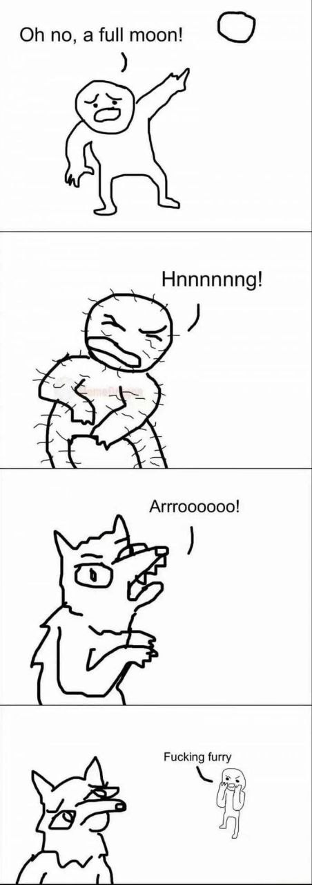 по, a full moon! Hnnnnnng! Arrroooooo! Fucking furry