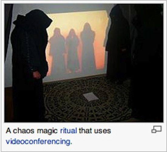 Я А chaos magic ritual that uses videoconferencing.