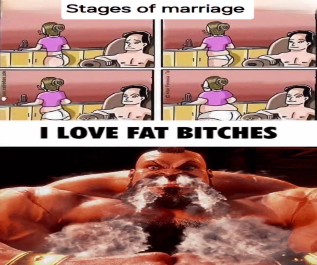 Stages of marriage LOVE FAT BITCHES