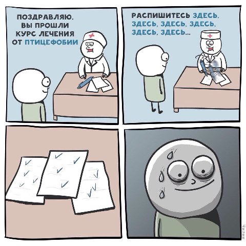 ПОЗДРАВЛЯЮ, РАСПИШИТЕСЬ ЗДЕСЬ, ВЫ ПРОШЛИ ЗДЕСЬ, ЗДЕСЬ, ЗДЕСЬ, КУРС ЛЕЧЕНИЯ ЗДЕСЬ, ЗДЕСЬ... ОТ ПТИЦЕФОБИИ 0