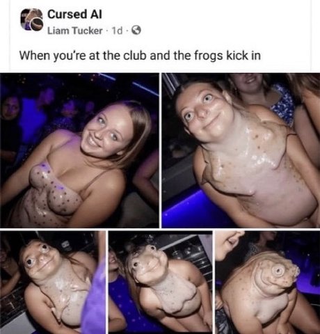 Сигзед А! Liam Tucker 14 When you're at the club and the frogs kick in a Я He