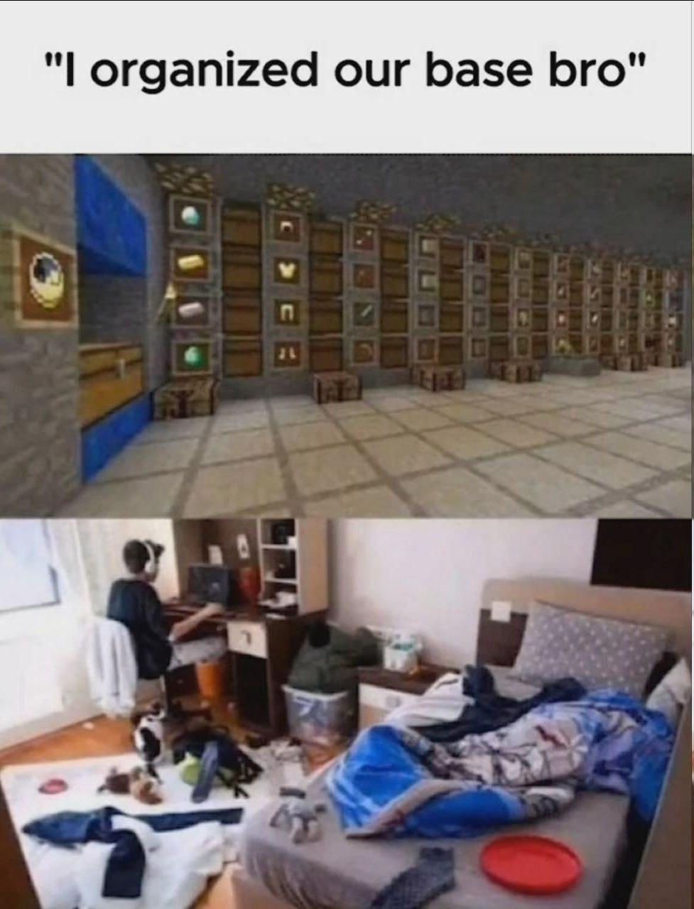 organized our base bro"