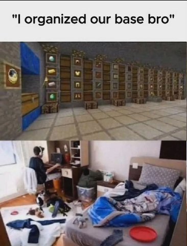 organized our base bro"