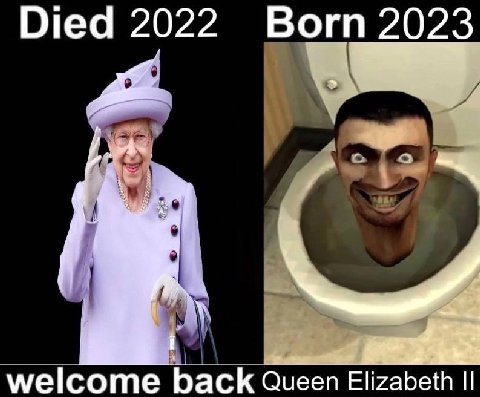 Died 2022 Вот 2023 welcome back Queen Elizabeth I!
