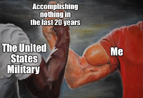 Accomplishing nothing in the last 20 years The United States Me Military