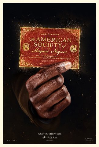 Comfort is an Illusion AMERICAN SOCIETY This is to certify that been member of the American Society of Magical Negroes AN, Ond 10 all and special reserved for member ГОУ Pal ONLY IN THEATERS March 23 