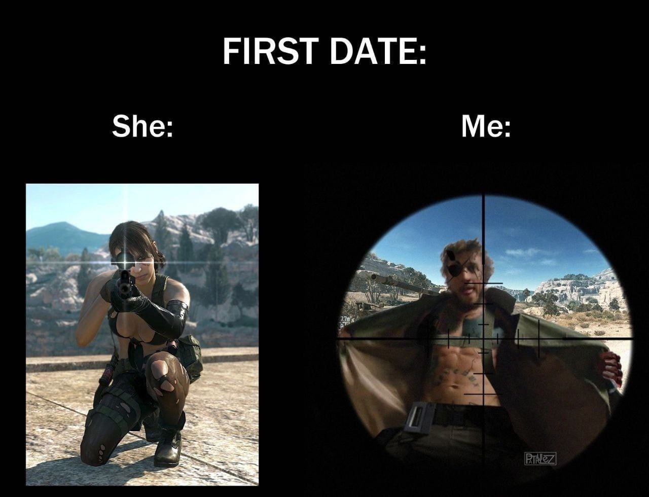 FIRST DATE: She: Me