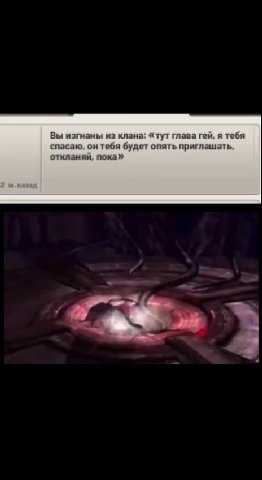 Вы изгнаны из клана: «тут глава гей, я тебя спасаю, он тебя будет опять приглашать, откланяй, пока»