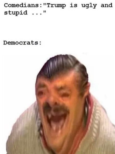 Comedians:"Trump is ugly and stupid Democrats: