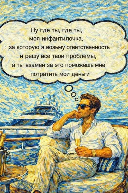 Ну где ты, где ты, моя инфантилочка, 4 за которую я возьму и решу все твои проблемы, аты взамен за это поможешь мне потратить мои деньги #2 К