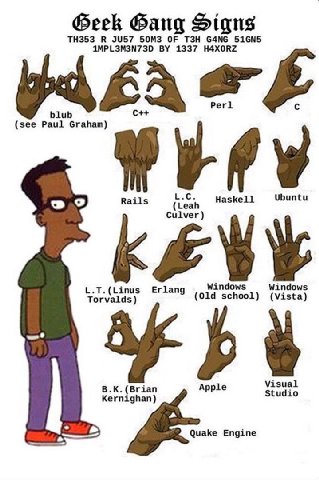 3457 OF ТЗН 64№ Geek Gang Signs 1MPL3M3N73D 1337 Rails Haskell Ubuntu Culver) 7 (Linus Windows Windows Torvalds) Erlang (о 19 school) (Vista) у be Visual Apple Studio Kernighan) Quake Engine