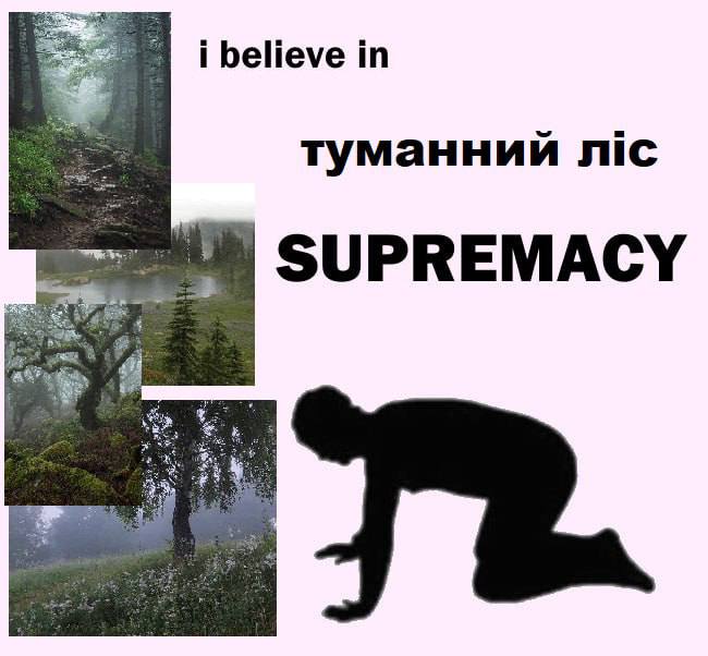 i believe in 4 туманний nic SUPREMACY
