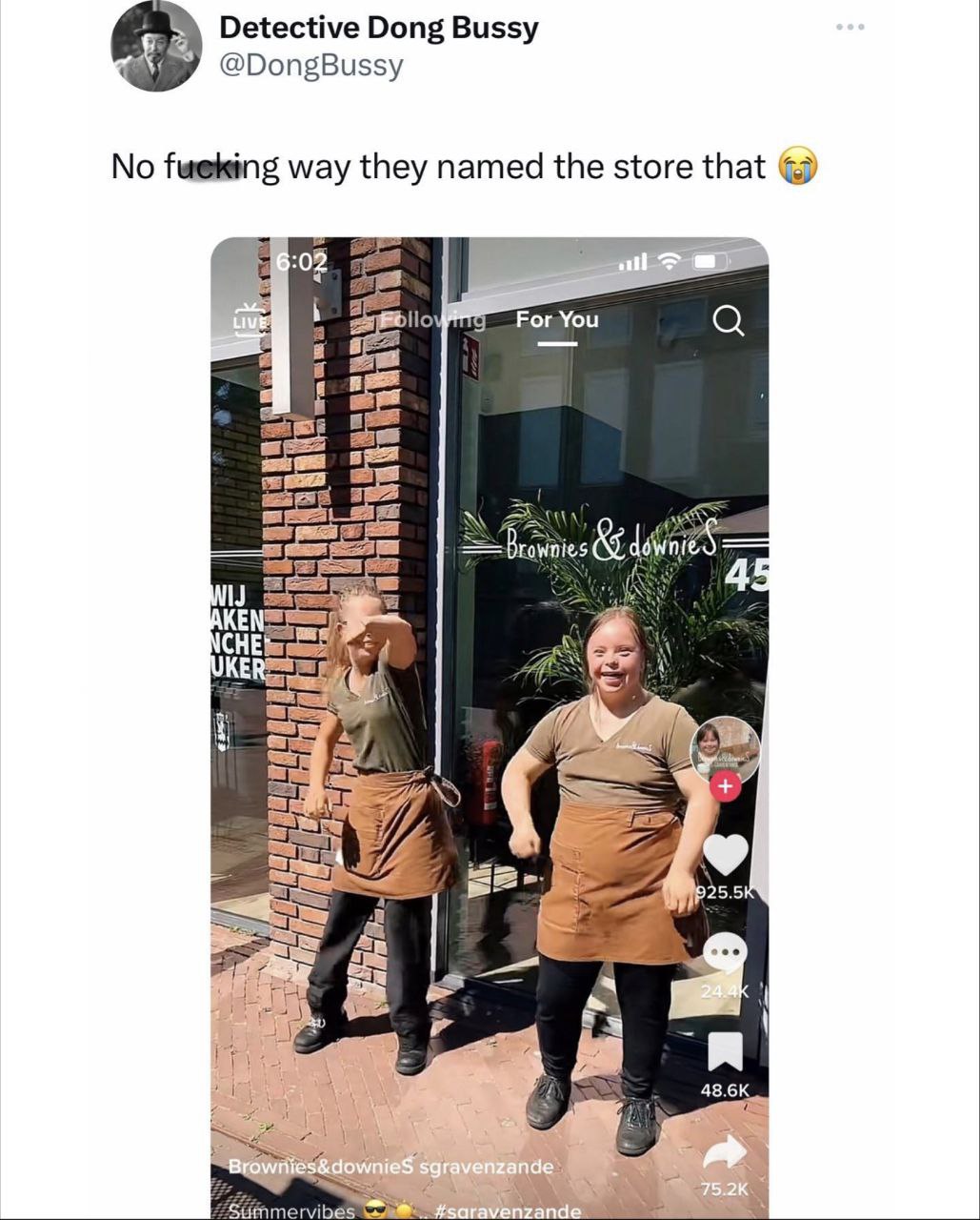 Detective Dong Bussy No way they named the store that Но For You РАЙ “4 25.5]