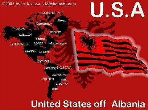 ©2005 kosova kid@hotmail.com MACEDONIE U.S.A Shkup Kumanove Presheve SHRODER Tirana SHGIPNIJA VEORE Montenegro SARANDA KOSOVA Prishtina рее GAROVE istog United States off Albania