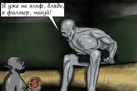 Я уже не эльф, длядь, я фалмер, нахий!
