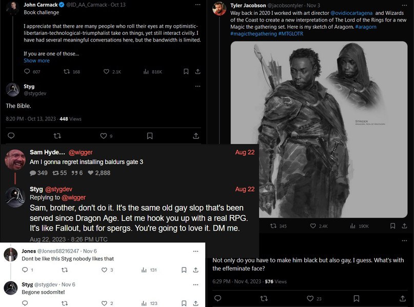 John Carmack Tyler Jacobson i. 1.5 my Styg Ihe Sam Hyde... gonna regret installing baldurs gate 3 359 to ¢i Sam, brother, don't it. It's the same old gay slop that's been served since Dragon Age. Let 